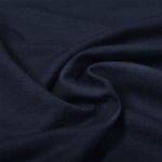 Футер 2-нитка петля гладкокрашеный, 230 г/м², 74% х/б, 21% п/э, 5% эласт, 180 см, цв. темн.синий, 6м /TOS/