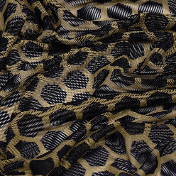 Сетка бельевая эластичная 100 г/м², шир.160 см / 3 метра, принт Соты /SZ025816.14/