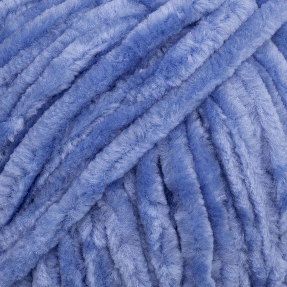 Пряжа Вязь Велюровая 120 / уп.3 мот. по 100 г, 120 м, 11 синий