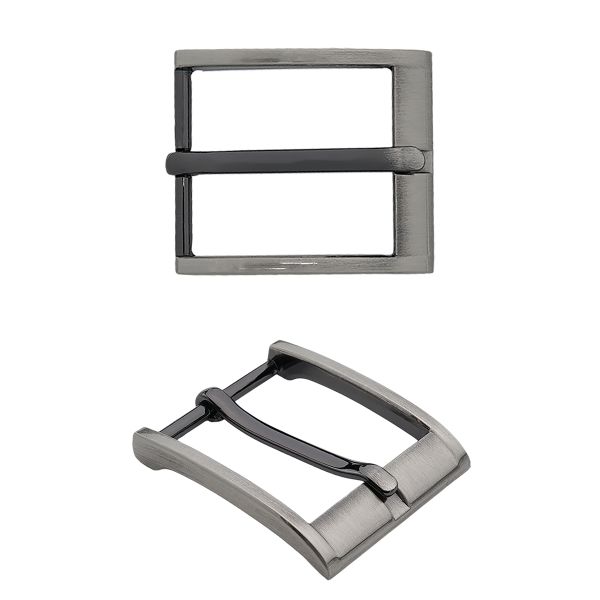 Пряжка ременная металл 35 мм, T.Nickel, 3 шт