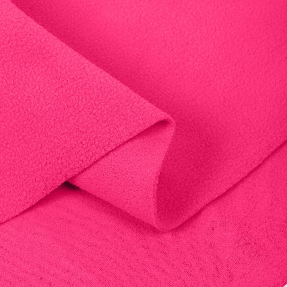 Флис 2-сторонний 190 г/м², 150 см / 2 метра, TBY-0059-338.2, цв.F338 неон розовый