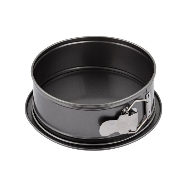 Форма металлическая разъемная с увеличенным дном ⌀18 см, серый, S-Chief FPC-0052
