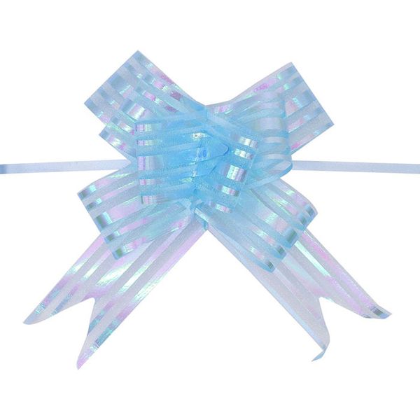 Бант бабочка 10 шт в упак, голубой, 10 шт