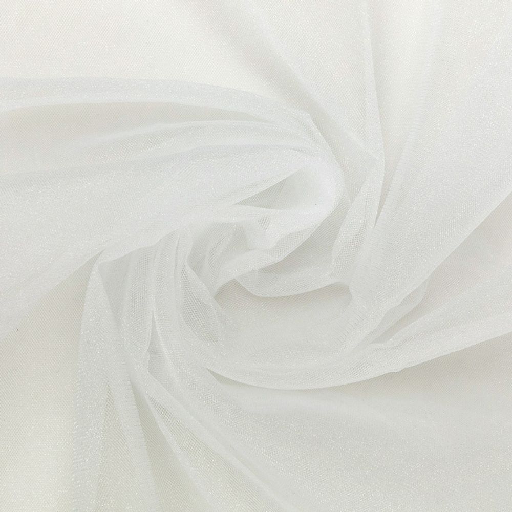 Фатин кристалл 18±2 г/м², 150х150 см, 02 белый, Gamma FTN-BRN