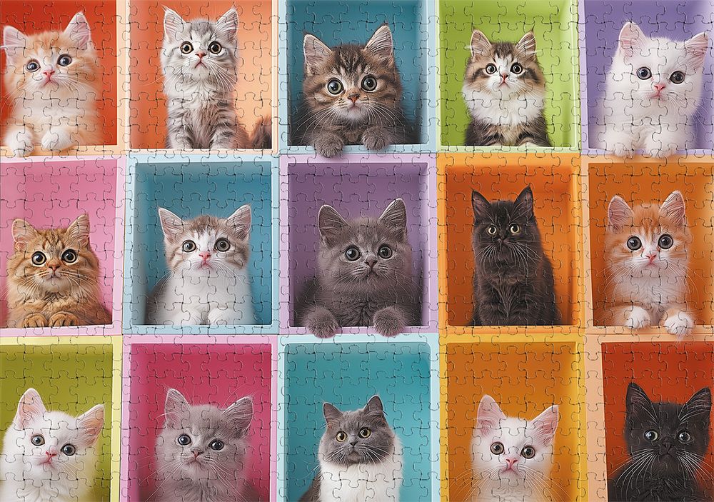 Пазл 1000 элементов, PZL-1000/91 Ящики с сюрпризом, Фрея