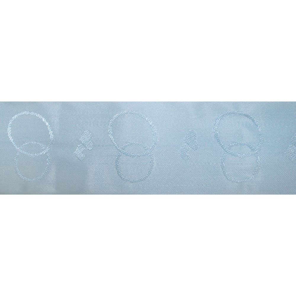 Лента атласная 1-сторонняя 60.0 мм, 20 м, С2785 голубой, Красная лента