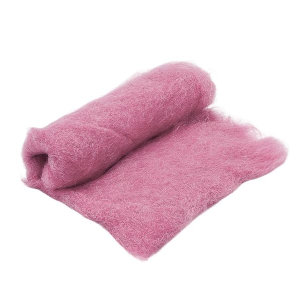 Шерсть для валяния Ангорка 100 г, Камтекс, 088 брусника