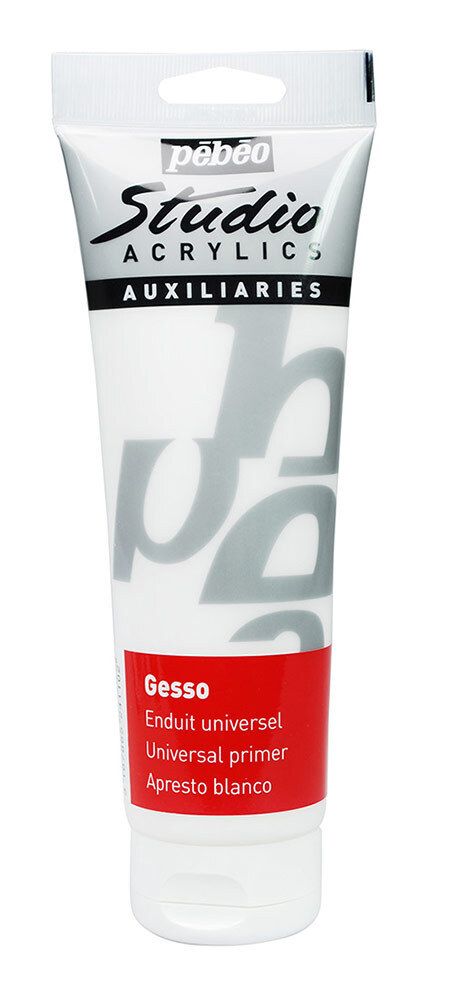 Грунт акриловый Gesso Studio 250 мл, Pebeo