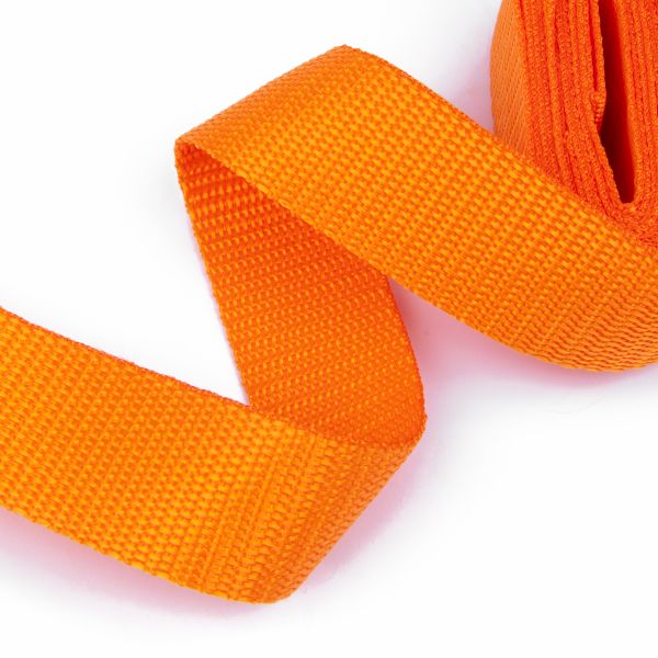 Стропа (ременная лента) 30 мм / 5х2.5 метра, фасовка, оранжевый, 3713 (3075_3590)