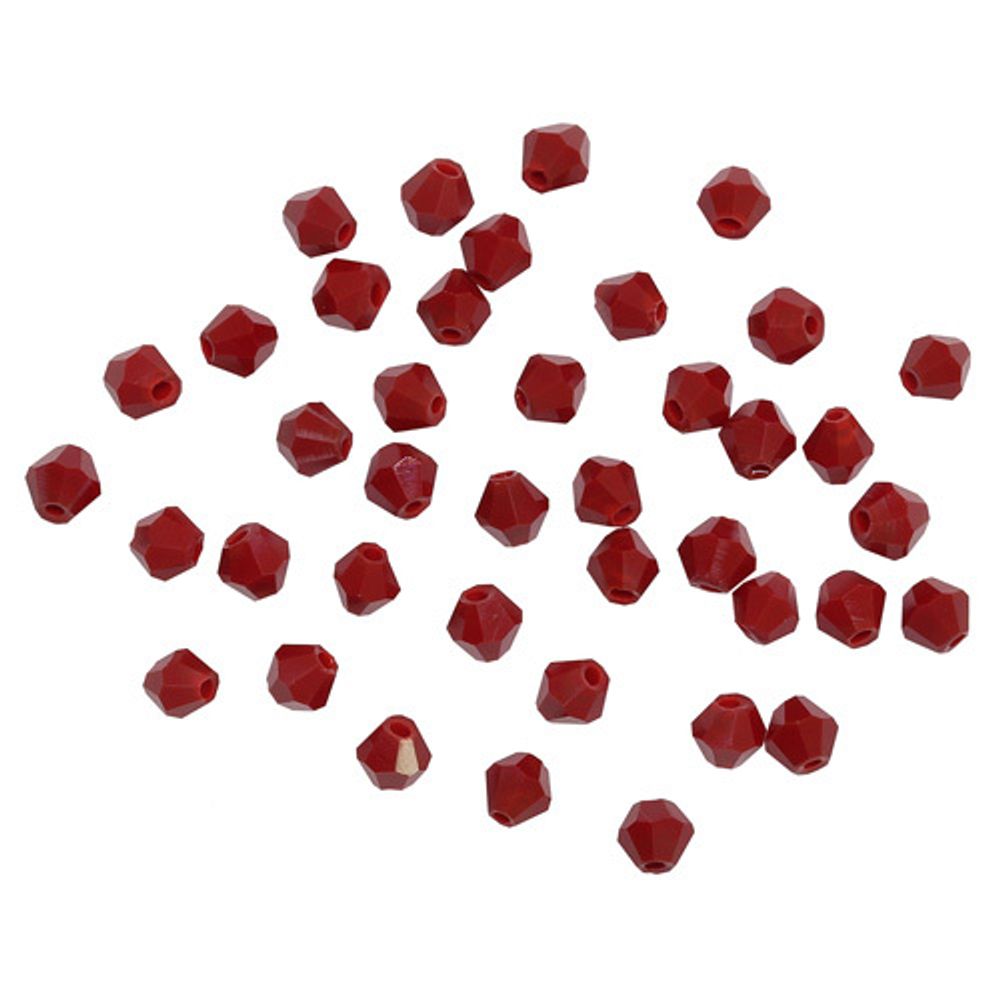 Бусины стекло 4х4 мм, 40 шт, Astra&amp;Craft, 841