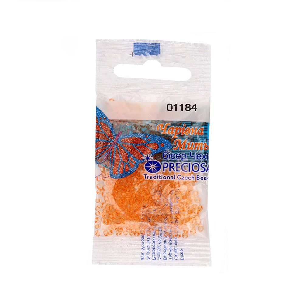 Бисер Preciosa 10/0 (2.3 мм), 50 г (10х5 г), цв. 01184