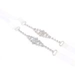 Бретели для бюстгальтера силиконовые со стразами №7, 10 мм, 2 шт, Hobby&Pro /TOS/