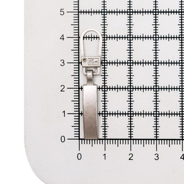 Пуллер для молнии классика, металл, матовый серебристый, Prym, 1 шт