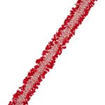 Тесьма твидовая Шанель с люрексом 2 см / 41,2м, 16 темно-красный, 3AR2651