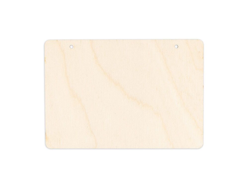 Заготовка из фанеры Набор табличек, 12х8.5 см, 3 шт, Прямоугольные, 12.5х8.3 см, ВД-725 Mr.Carving