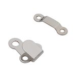 Крючки пришивные 15х11 мм, nickel, 10 шт