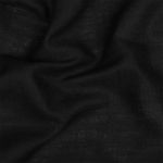 Льняная ткань 190 г/м², 140 см, в нарезке, цв. 16 черный, 10 метров /TOS/