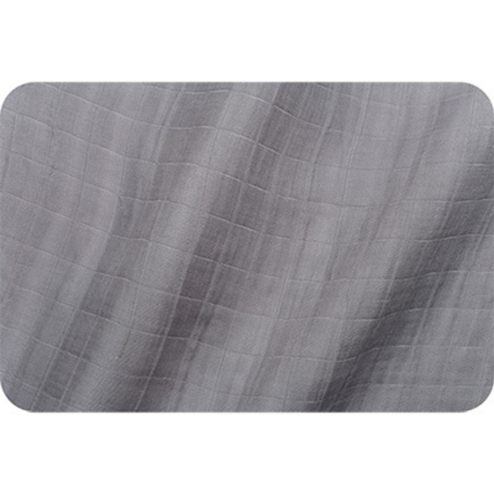 Ткань для пэчворка Peppy Марлевка Solid Bamboo Embrace, отрез 100х125 см, 120 г/м², Silver, Shannon Fabrics