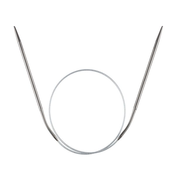 Спицы круговые металл ⌀3.5 мм, 50 см, 1 шт, с металлической леской, Gamma MKJ