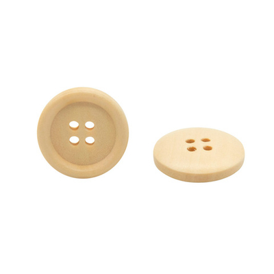Пуговицы 4 прокола 48L (30мм), (Beige (бежевый)), 24 шт
