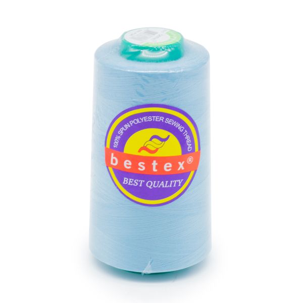 Нитки универсальные Bestex 50/2, 4570 м (5000 ярд) / 1 кат., 085 голубой.лед
