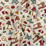 Ткань для пэчворка Peppy Век моды, рулон 112 см / 5 метров, ВМ-15 бежевый, Peppy