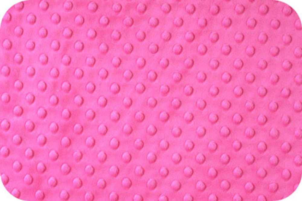 Плюш (ткань) Peppy Cuddle Dimple 455 г/м², 48х48 см, FUCHSIA