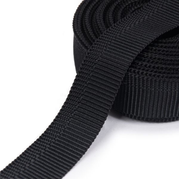 Лента брючная 15 мм / 25 метров, черный, Gamma 1с79