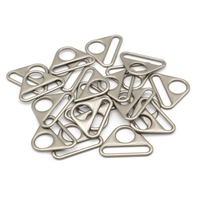 Рамка треугольная литая металл 38 мм, 20 шт, матовый никель, ZH-65