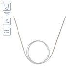 Спицы круговые сталь ⌀2.5 мм, 100 см, 1 шт, с металлической леской, Visantia VTS-1