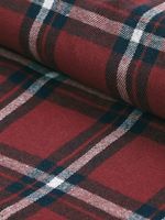 Фланель рубашечная 150 г/м², 150 см / 2 метра, арт.Fl.T310.3 цв.3 красный