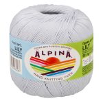 Пряжа Alpina Lily / уп.10 мот. по 50г, 175м, 747 св.голубой