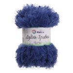 Пряжа Astra Premium (Астра Премиум) Дудль Травка / уп.1 мот. по 200 г, 20 м, 02 синий