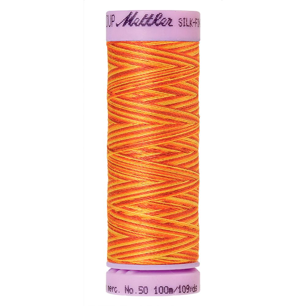 Нитки хлопковые отделочные Mettler Silk-Finish multi Cotton 50, 100 м, 9858, 5 катушек