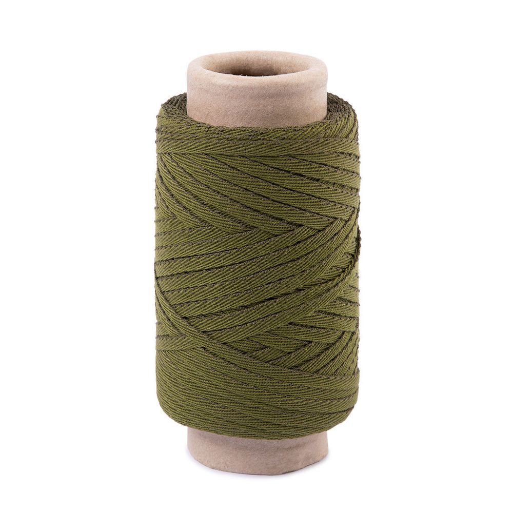 Тесьма (лента) киперная (100% х/б) 5 мм / 100 метров, хаки, Gamma ЛКЭ (5чх/5хх-100) цв