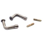 Крючок-держатель для подхватов 40 мм, металл, 1 бронза, X455