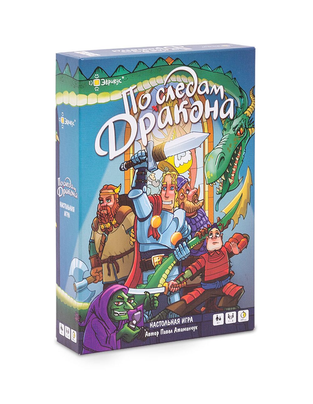 Игра настольная По следам дракона, Эврикус BG-12015