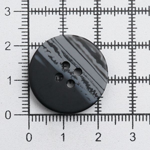 Пуговицы 4 прокола 36L=23 мм, пластик, col.A черный, 36 шт, CN2824
