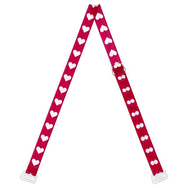 Бретели для бюстгальтера 10 мм, 10 пар, /РП/, красный, Gamma BR-1018