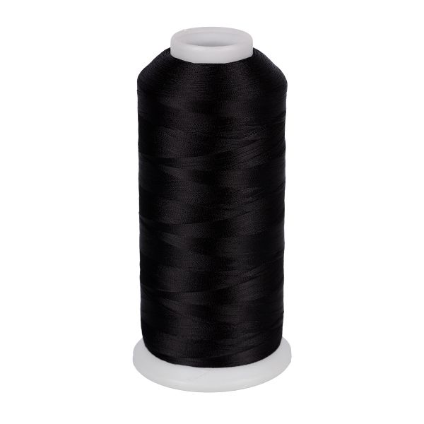 Нитки вышивальные Gamma V120/2, 5000 ярдов, 4570 м, 3444 черный