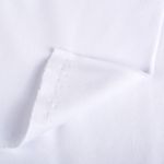 Ткань трикотаж 230гр/м² 98% хлопок 2% эласт, шир. 185 см, цв. 02 белый, уп. 1м