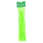 Синель-проволока, 12 мм / 30см, 15 штук, Astra&Craft (A-034 люминесцентный зеленый)