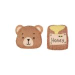 Набор для шитья игрушки Броши «Мишка и мед» 4 см, Miadolla TF-0369