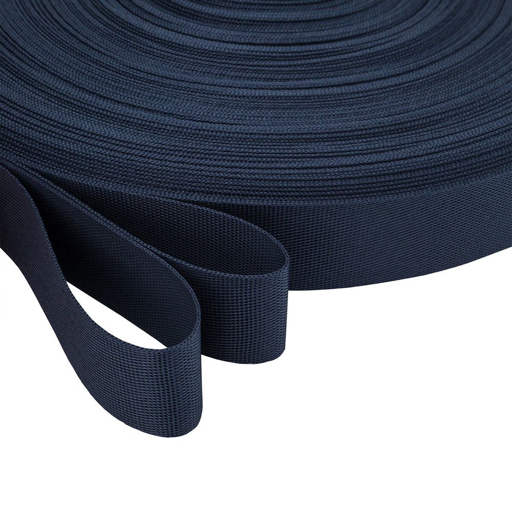 Стропа (ременная лента) 25 мм / 45.72 метра, [11.19 г/пог.м], 01 индиго, 3Al356