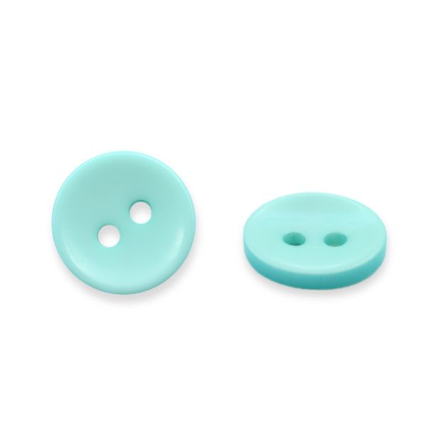 Пуговицы 2 прокола 18L, 11 мм, (Sea (морской)), NE74, 144 шт