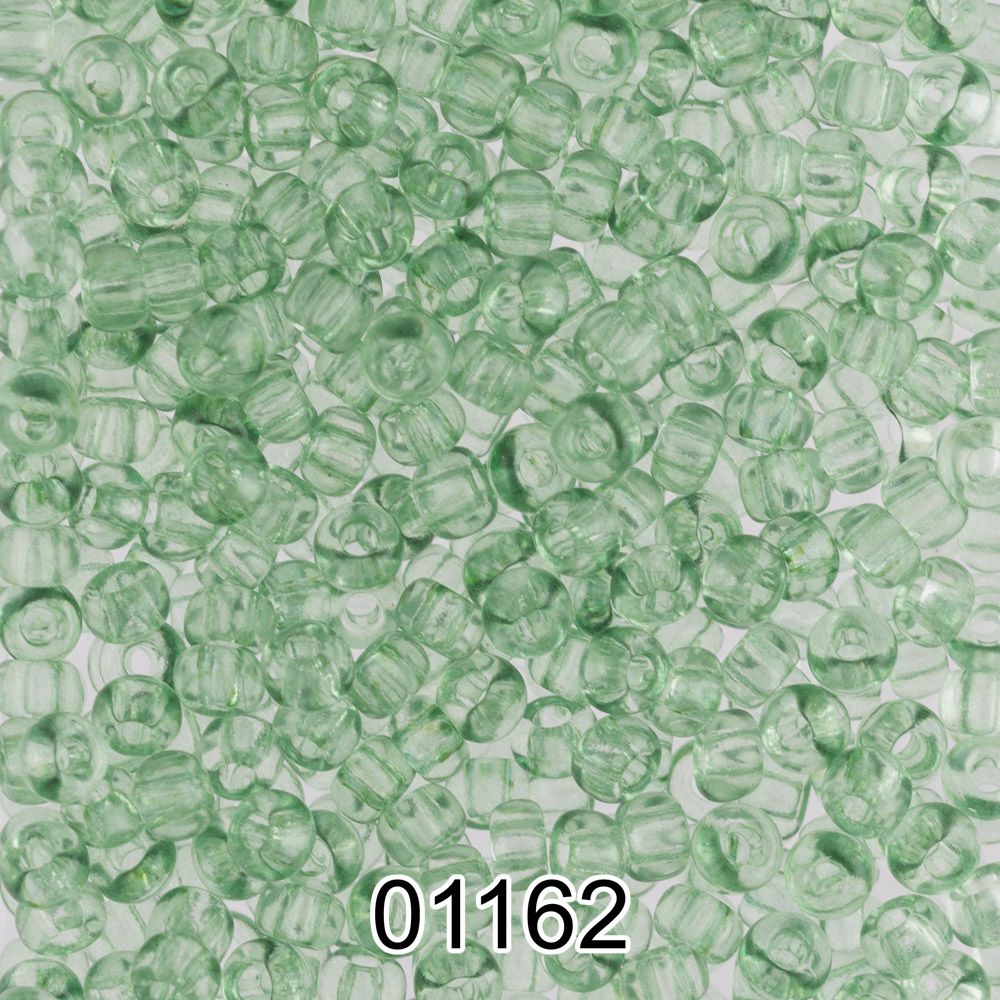Бисер Preciosa 10/0 (2.3 мм), 500 г, 01162 (Ф413) зеленый