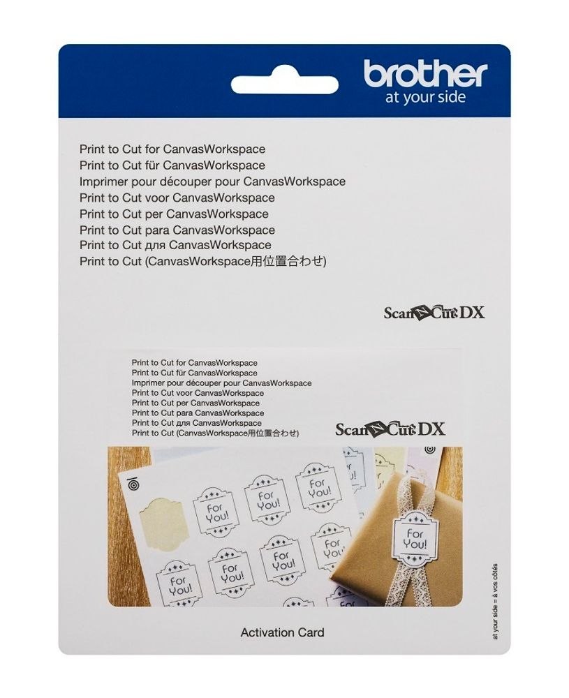 Код активации Print to Cut для Brother Canvas Workspace CADXPRNTCUT1, CADXPRNTCUT1