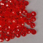 Бусины акрил ⌀10 мм, цв. 04 красный, 50 г, Magic4Hobby