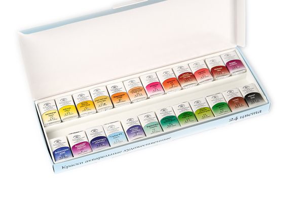 Краска акварель Петербургская классика 24 цв, Аква-колор