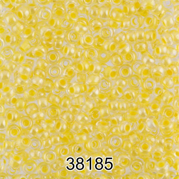 Бисер Preciosa 10/0 (2.3 мм), 500 г, 38185 (Ф520) желтый